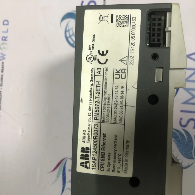 ABB PM5072-T-2ETH AC500 PLC CPU. thumbnail 8
