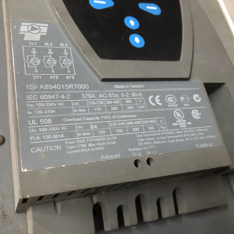 ABB PSTB470-600-70 soft starter. thumbnail 8