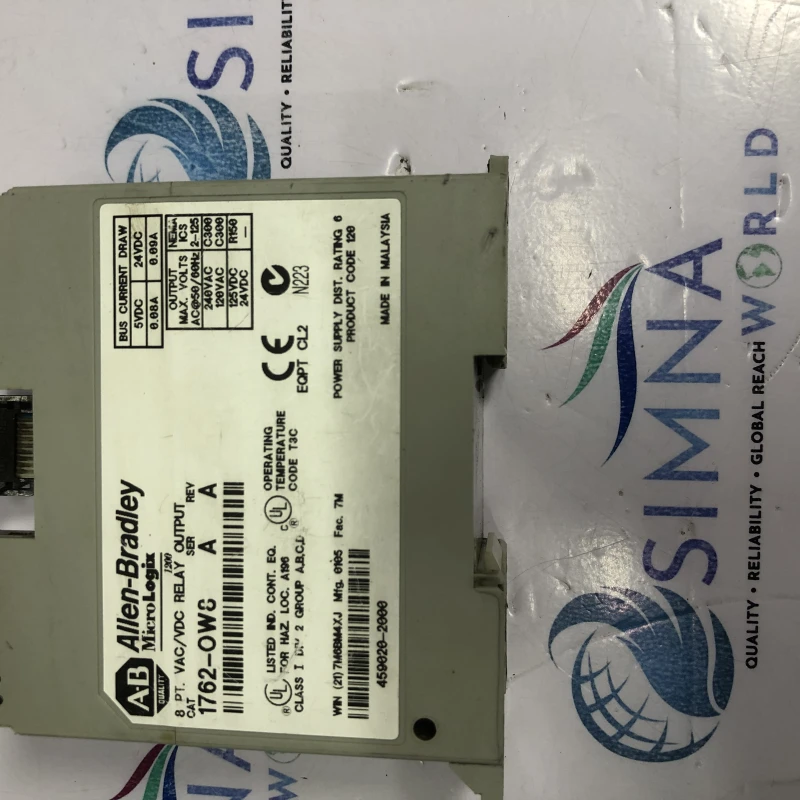 Allen-Bradley 1762-OW8 MicroLogix Relay Output Module 8-Point thumbnail 8