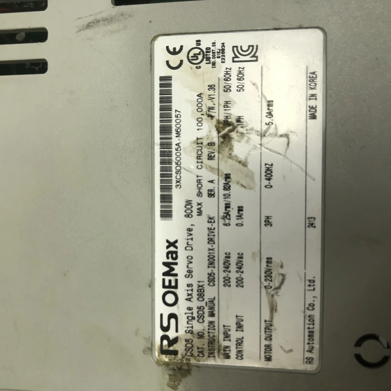 Allen-Bradley CSD5-08BX1 Compact Servo Drive. thumbnail 8