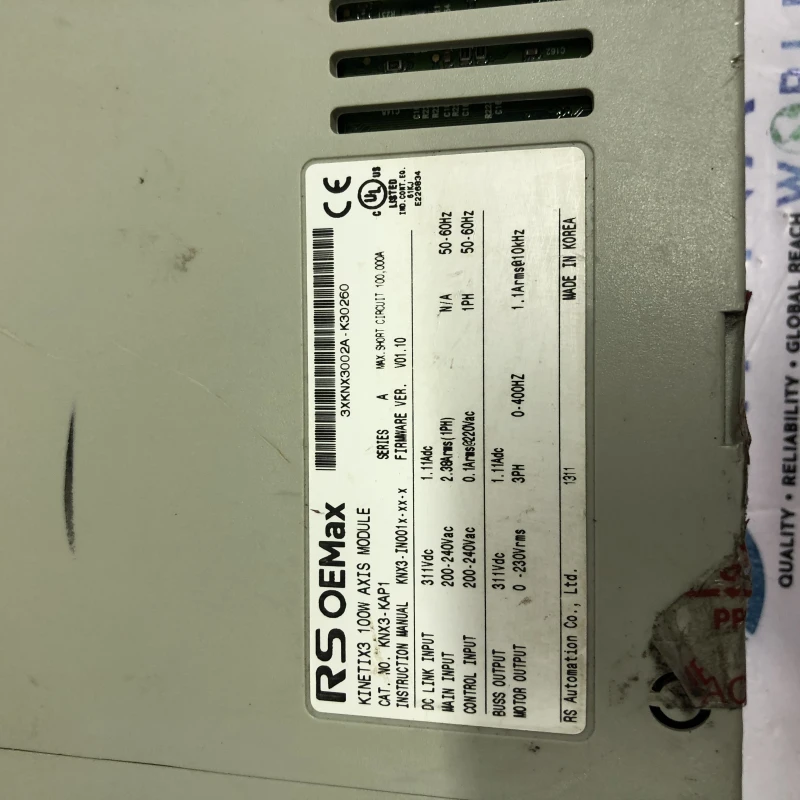 Allen-Bradley KNX3-KAP1 Kinetix 3 Axis Power Module. thumbnail 6