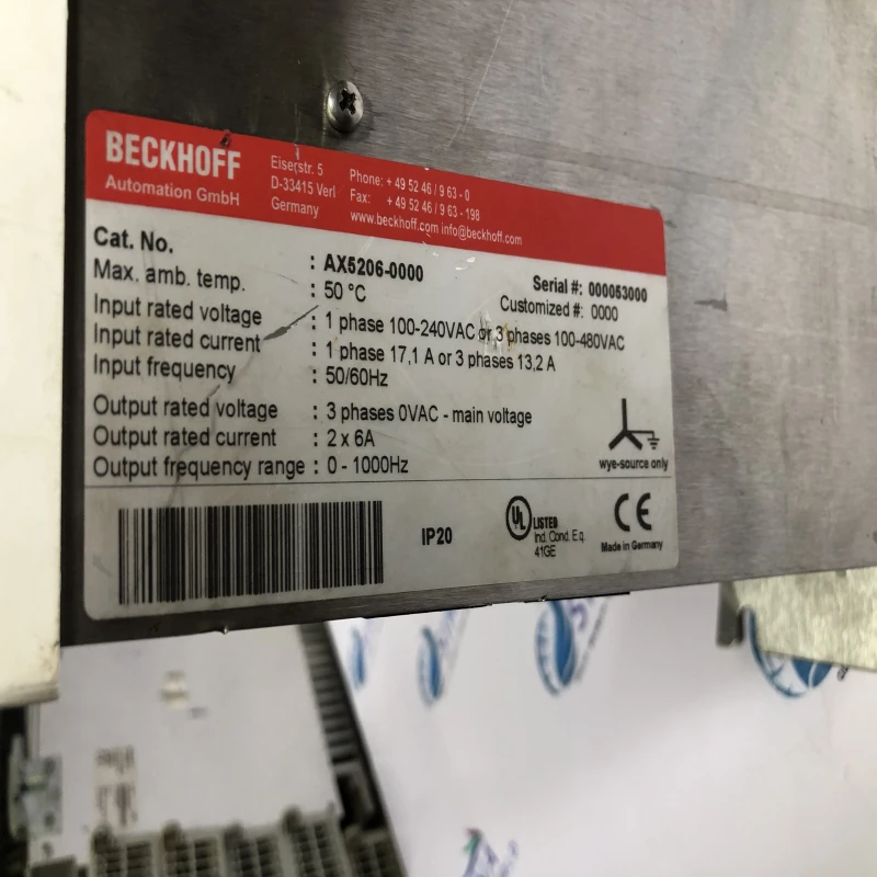 Beckhoff AX5206-0000 Servo Drive. thumbnail 8