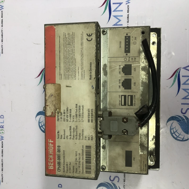 Beckhoff CP6608-0001-0010 Panel PC Industrial HMI 7-Inch Touch Control Panel thumbnail 7