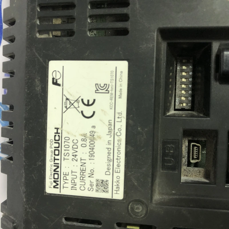 Fuji Monitouch TS1070 HMI Touch Screen Operator Panel 7-Inch Industrial Display thumbnail 6