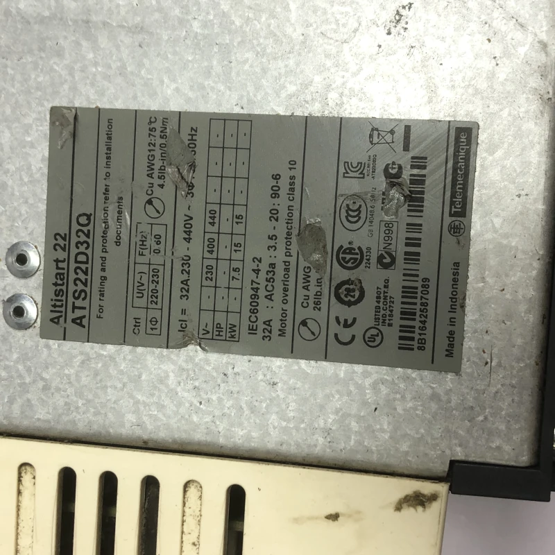 Schneider Electric ATS22D32Q Soft Starter thumbnail 6