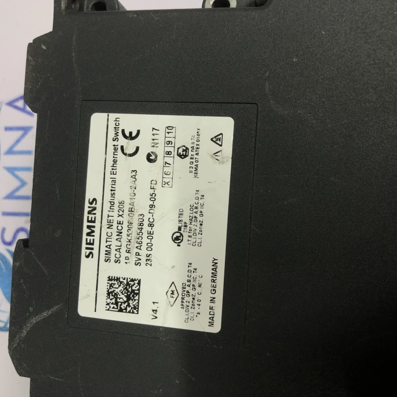 Siemens SCALANCE X208 Managed Industrial Ethernet Switch 6GK5208-0BA10-2AA3 thumbnail 6