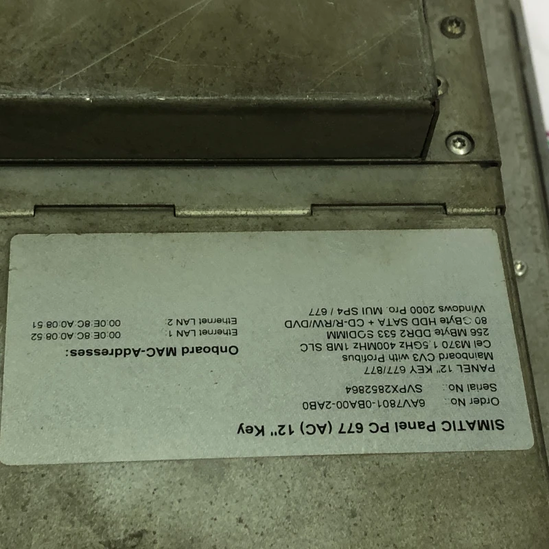 Siemens SIMATIC 6AV7801-0BA00-2AB0 Software License thumbnail 8