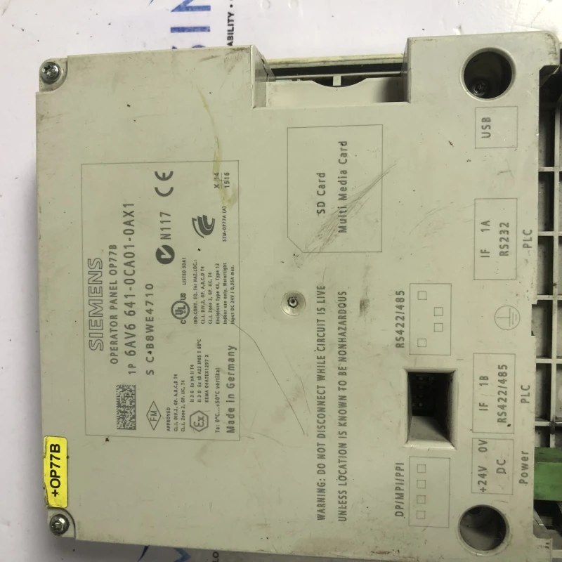 Siemens SIMATIC HMI OP 77A Operator Panel 6AV6641-0CA01-0AX1 thumbnail 6