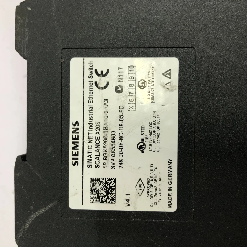 Siemens SIMATIC NET SCALANCE X208 Industrial Ethernet Switch. thumbnail 7