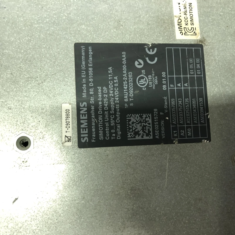 Siemens SIMOTION D425-2 DP Drive-Based Control Unit 6AU1425-2AA00-0AA0. thumbnail 14