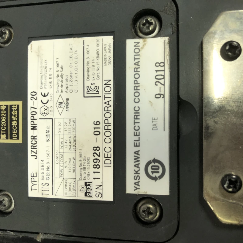 Yaskawa JZRCR-NPP07-8 Teach Pendant for Motoman Robot Controller thumbnail 9